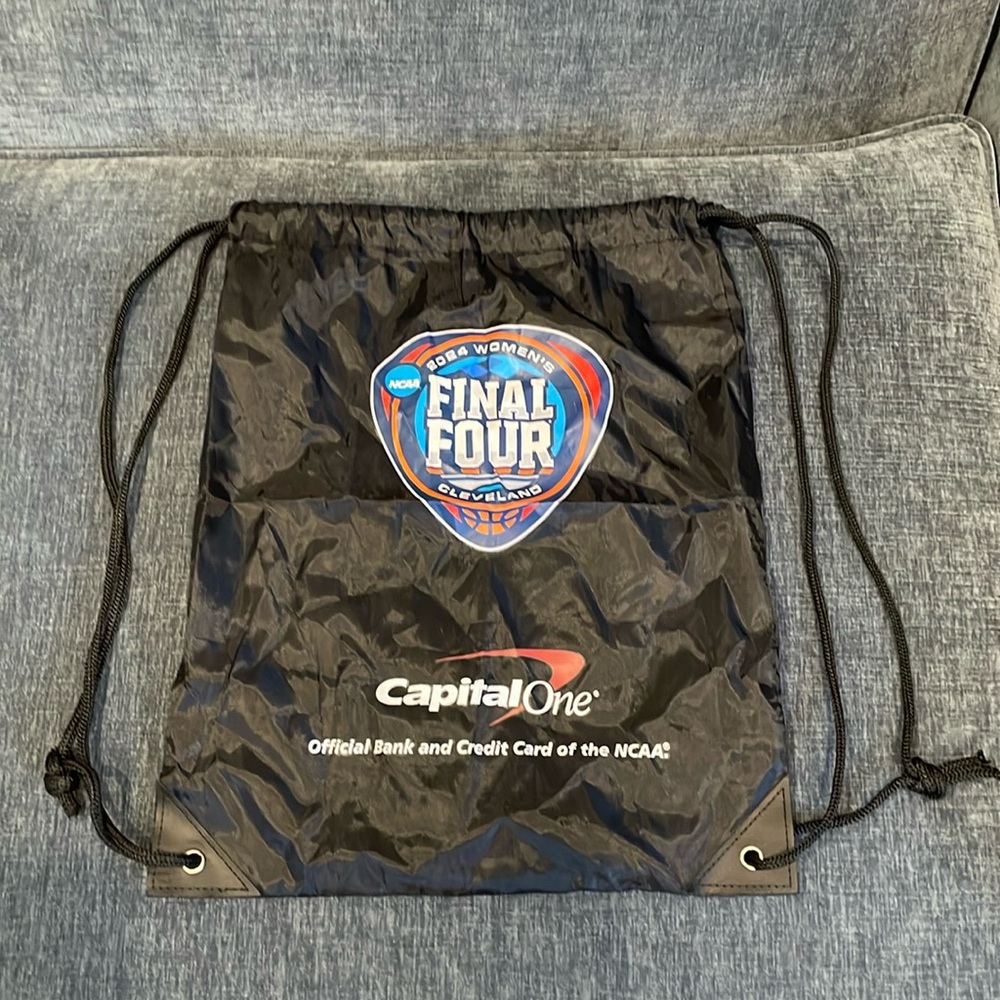 Drawstring backpack from 2024 NCAA Women’s Basketball Championship - Cleveland